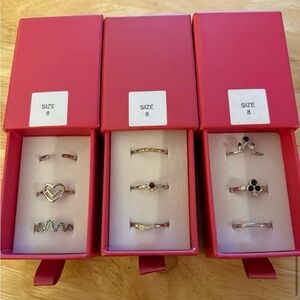 Ryze Sterling Rings Size 8